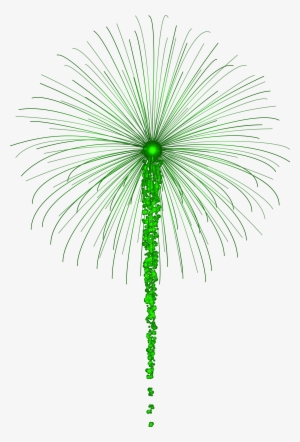 Green Fireworks For Dark Images Png Clip Art