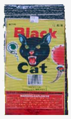 Forty - Black Cat Firecracker Label