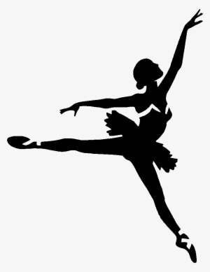Ballerina Png - Black And White Ballerina Png