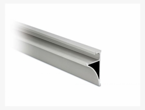 Glasplaatprofiel Alu. Rvs Look 50x40 Mm, L=2500 Mm