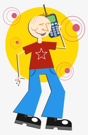 This Free Icons Png Design Of Cartoon Phone Guy