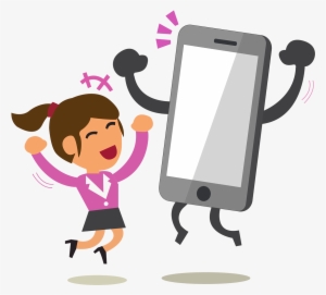 My Creative Vectors Work On Behance Svg Free Library - Happy Mobile Cartoon Png