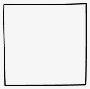 Una Sencilla Y Común Imagen De Borde - Black Square Frame Png