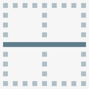 Borde Horizontal Icon - Crossword Down