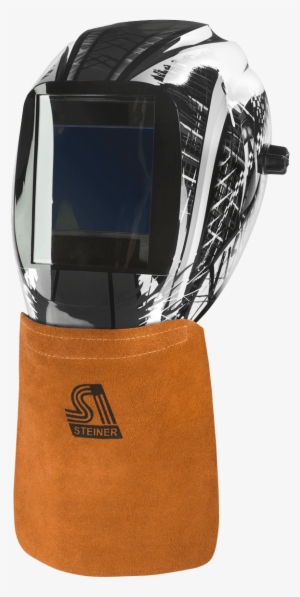 8″x8″ Cowhide Helmet Bib - Bib And A Helmet