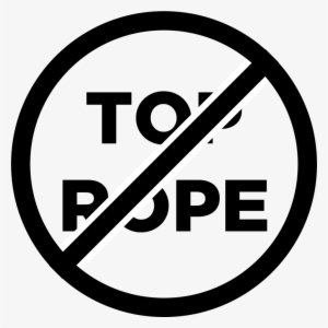 Route Setting Icons No Top Rope