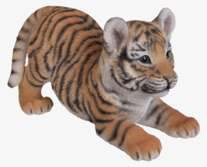 Clipart Royalty Free Stock Transparent Tiger Big Cat - Hi-line Gift Ltd. Playing Tiger Cub Figurine