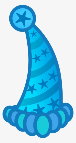 The Party's Hat - Birthday Hat Png Blue