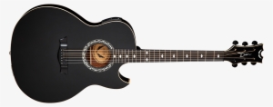 Dean Exhibition Acoustic-electric Guitar Black Satin