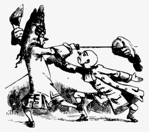 This Free Icons Png Design Of Fencing Persons And A