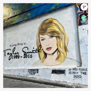 L'artiste Lushux A Réalisé L'épitaphe De Taylor Swift - Taylor Swift Graffiti Melbourne