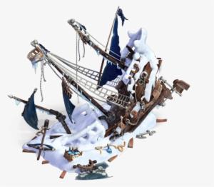 Res Ship Debris Snowy 1 - Обломки Корабля Пнг