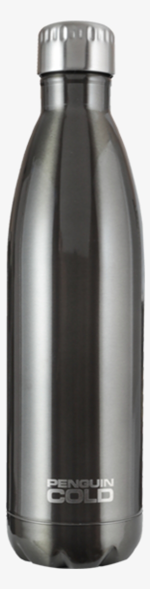 25oz Gunmetal Penguin Cold Insulated Stainless Steel - Water Bottle