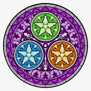 How To Make Kingdom Hearts Stained Glass Art - Paopu Fruit Kingdom Hearts Birth By Sleep