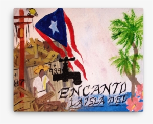 This Canvas Print Is Oriented Horizontally And Is A - Puerto Rico Isla Del El Encanto
