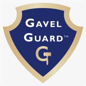 Gavel Guard Horizontal White - Emblem