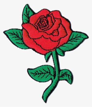 Red Rose Stickers Stick Png Tumblr Art Hannah Freetoedi - Rose Patch Png