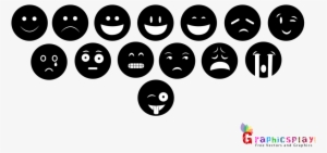 Whatsapp-smileys - Emoji Whatsapp Black & White Png