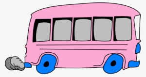 Pink School Bus Clip Art At Clker - Pink School Bus Clipart