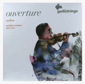 Galli Ouverture Violin Set Steel Core Strings Medium - Galli Ouverture 45 4/4