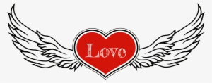 Rocker Heart With Wings Png Clipart Pictureu200b Gallery - Heart With Wings Clipart