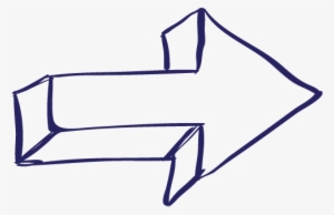 Hand Drawn Arrow - Curved Arrow Hand Drawn