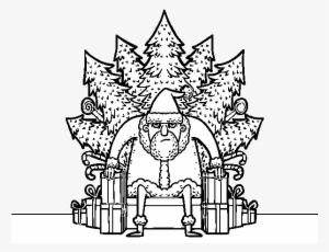 Christmas Game Of Thrones Coloring Page - Drawing