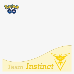 Team Instinct Pokemon Go Profile Picture Frame Filter