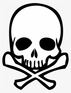 28 Collection Of Simple Skull And Crossbones Drawing - Skull Transparent