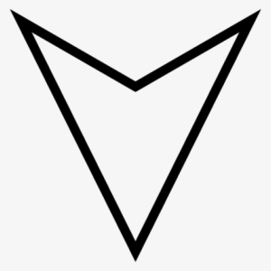 Mouse Cursor Pointing Down Vector - Down Arrow Vector Icon