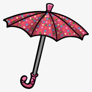 Polka Dot Umbrella - Club Penguin Cosmic Umbrella
