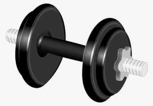 Black Dumbbell Exercise - Dumbbells Clipart