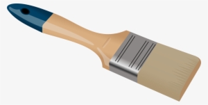 Vector Black And White Free Paint Brush Clip Art Clipartix - Big Paint Brush Png