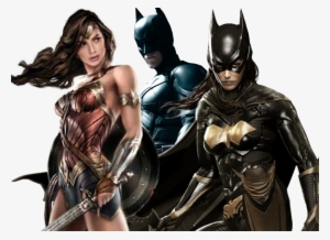 Wonderwoman Batman Batgirl - Transparent Images Wonder Woman