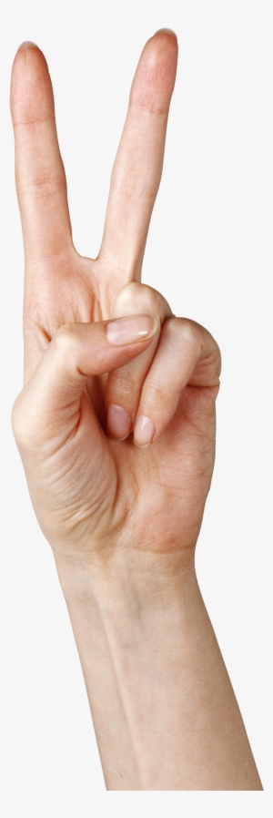 Fingers Png Clipart - Hand Two Finger Png