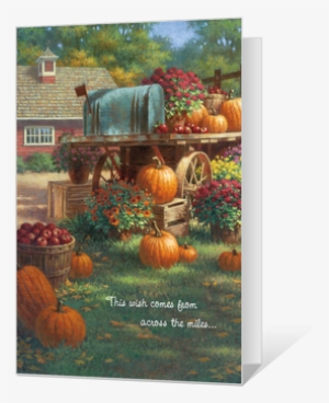 Printable Thanksgiving Cards - Andrews Blaine Fall Scene Puzzle 1000-piece
