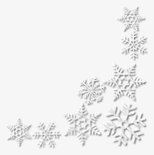 Нαρρу Нσℓι∂αуѕ Png Black And White Download - Border Images Free Snowflakes