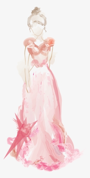 Watercolor Dress - Watercolor Painting