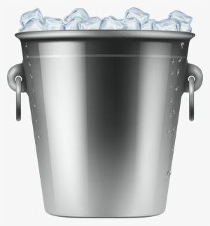 Ice Bucket Png Clip Art - Bucket Of Ice Clip Art