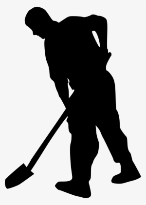 Free Download - Shoveling Silhouette Png