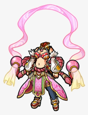 Gear-lotus Flower Robes Render - Unison League Lotus Robes