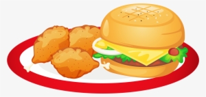 Clipart Png Food - Plate Of Food Clip Art