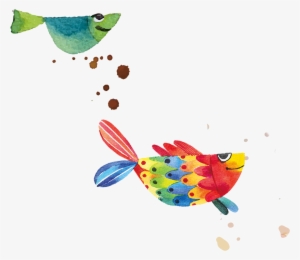 Creative Color Cartoon Fish 2480*2337