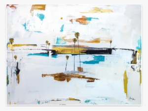 Dreamy And Surreal Palm Trees - Painting