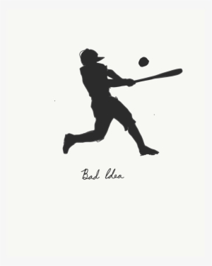 Holding The Place - Baseball Batter Hitting Ball