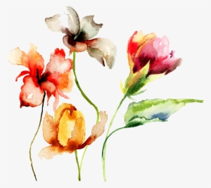 Paper Watercolor Painting Drawing Flower