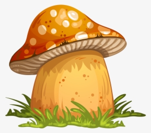 Png Download Gnome Clipart Colorful Mushroom Free On - Mushroom Cartoon