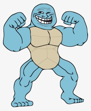 Trollface On Steroids By - Charmander Troll Face