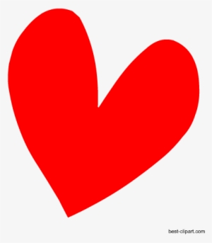 Red Modern Heart, Free Clip Art - Heart