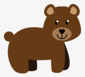 Grizzly Clipart Woodland - Wall Sticker Animal Collection